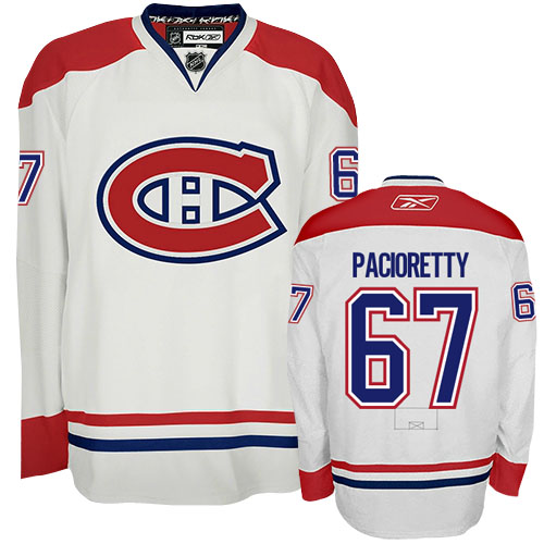 Brand Montreal Canadiens 67 Max Pacioretty White NHL Hockey Jersey